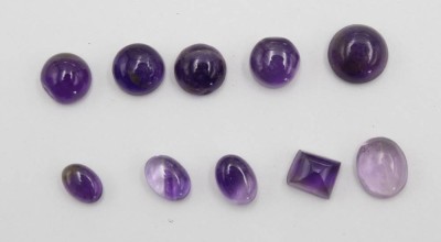 Auktion 362<br>kl. Konvolut div. Amethyste, zus. ca. 12,2ct [1]