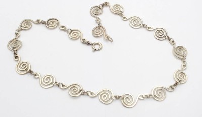 Auktion 362<br>925er Silber-Kette, Spiralmuster, keltisch, 32,1gr., L-50cm [1]