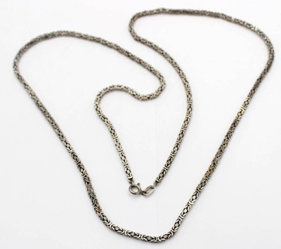 Auktion 362<br>lange Königskette, 835er Silber, 39,7gr., ca. L-79cm [1]