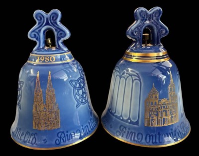 Auktion 362<br>2x Weihnachtsglocken 