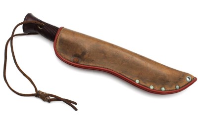 Auktion 362<br>gr. Messer, Puma Sea Hunter, Nr. 6363, orig. Scheide, wohl um 1960/70, Gebrauchsspuren, L-30cm [1]