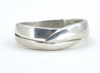 Auktion 362<br>modischer Silberring, RW 59, 3,1 gr. [1]