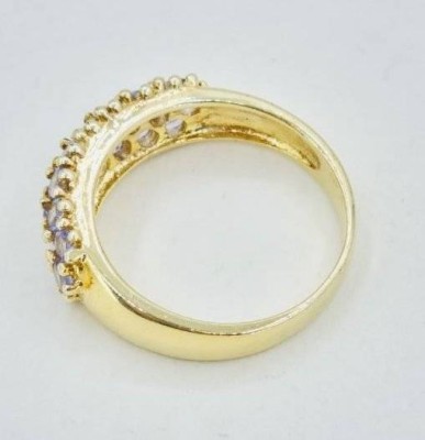 Auktion 362<br>Ring mit Tansanite, 925er Silber, RG 59, 4,5 gr., vergoldet [1]