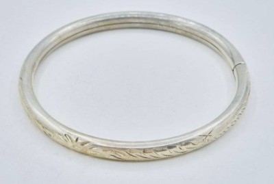 Auktion 362<br>runder Armreif, 835er Silber, D- 6,0cm, 13,2 gr. [1]