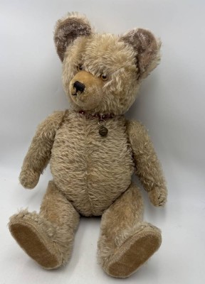 Auktion 362<br>grosser, blonder Steiff Teddy mit Brummstimme, H-65 cm [1]