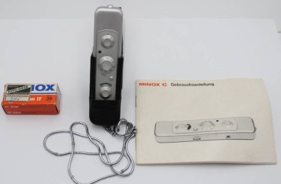 Auktion <br>Miniatur - Kamera, Minox C, Anleitung anbei, Funktion nicht geprüft [1]