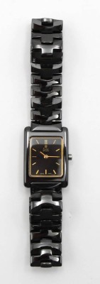 Auktion 362<br>Damenarmbanduhr, Prestige de Geneve, Keramik, Saphirglas, Quarzwerk nicht geprüft, sehr guter Zustand [1]