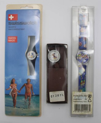 Auktion 362<br>3x div. Quartz-Kinderuhren, Werke nicht geprüft [1]
