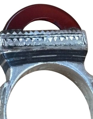 Auktion 362<br>Silberring mit Karneol-Halbreifen, RG 59, 8,5 gr. [1]