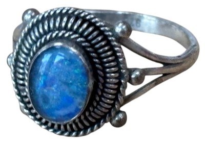 Auktion 362<br>Silberring-925- mit Opal, RG 54, 2,6 gr [1]