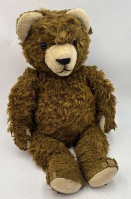 Auktion 362<br>vintage gr. brauner Steiff Teddy, bespielt, H-55 cm, [1]