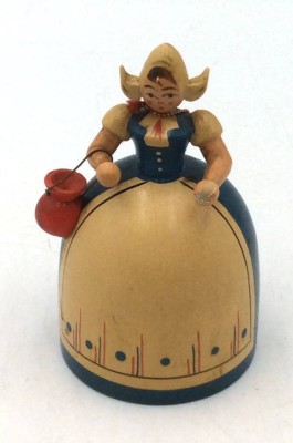 Auktion <br>Hollandmädchen als Spardose, kpl- mit Schlüssel, H-10 cm ca. [1]