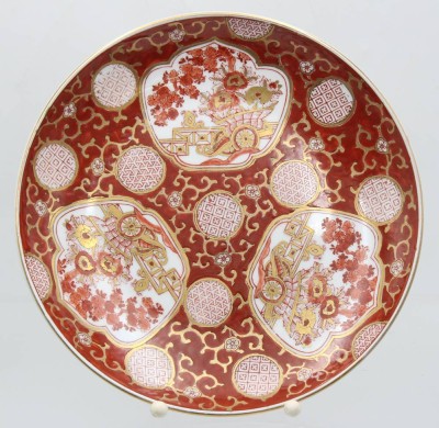 Auktion 365<br>Zierteller, Goldimari, Japan, D-24cm [1]