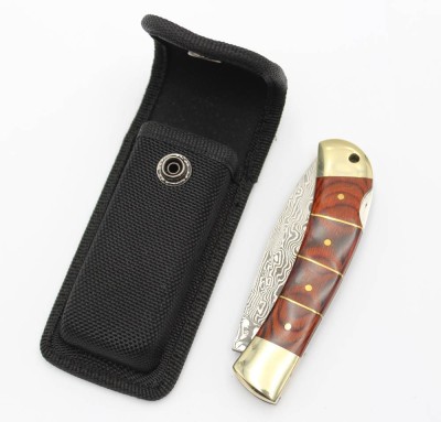 Auktion <br>Messer in Gürteltasche, Ferro & Crome, neuwertig, ca. L-20cm [1]