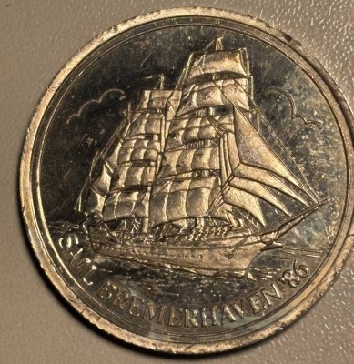 Auktion 362<br>Silbermedaille-999-, Sail 1989, 20,8 gr, D-3,5 cm [1]