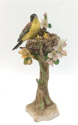Auktion 362<br>Vogel mit Nest 