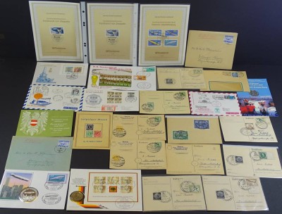 27 div. Briefe, Ersttagsbriefe, Österreich, Deutschland, viele Luftpost, einige Deutsches und 3. Reich
