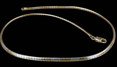 Auktion 362<br>Halskette-925-, vergoldet, L-44 cm, ca. 21,3 gr. [1]