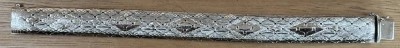 Auktion 362<br>breites Silber-Armband-800-, L-ca. 20 cm, 35,6 gr [1]