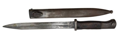 Auktion <br>Bajonett in Metallscheide, kein Hersteller, Nr.7946 R, L-40 cm [1]