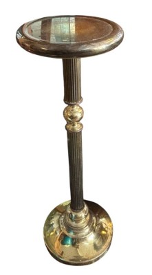 Auktion 362<br>Messing-Blumenständer, H-71 cm, D-22 cm [1]