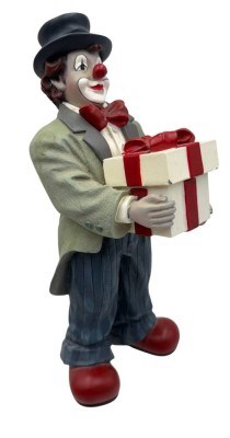 Auktion 362<br>Gilde Clown mit Überraschung, H-21 cm [1]