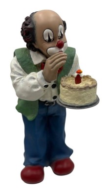 Auktion 362<br>Gilde Clown mit Torte, H-16 cm [1]