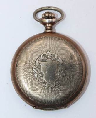 Auktion 363<br>Herrentaschenuhr, Zenith, 800er Silbergehäuse, Kronenaufzug, Werk steht, D-5,2cm [1]