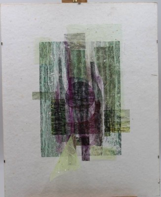 Auktion 363<br>anonyme moderne Collage, Mischtechnik auf Papier ?? [1]