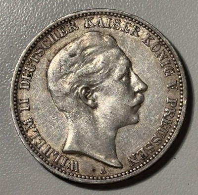 Auktion 363<br>3 Mark 1911, Deutsches Reich, Wilhelm II [1]