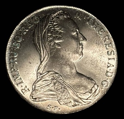 Auktion 363<br>Maria Theresienthaler 1780, Silber, D-4 cm, 28,1 gr [1]