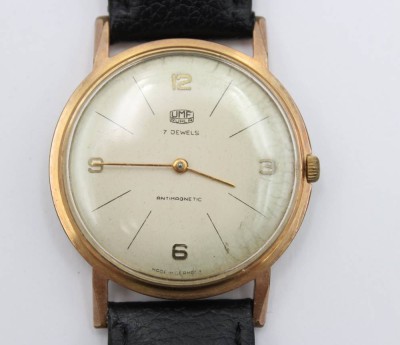 Auktion 363<br>Vintage Armbanduhr, UMF RUHLA , Handaufzug, Werk defekt, D-3,6cm [1]