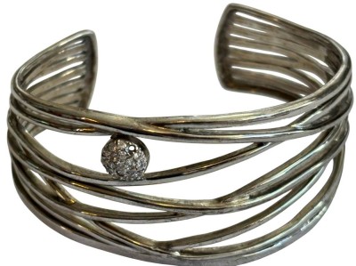 Auktion 363<br>breiter Silber-925- Armreif 