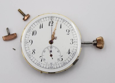 Auktion 363<br>Taschenuhrwerk, älter, ungemarkt, Werk steht, ca. D-5cm [1]