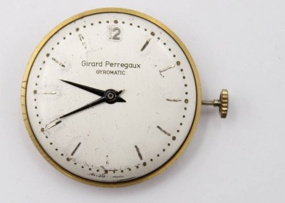 Auktion 363<br>Uhrwerk, Gerad Perregaux Gyromatic, Werk läuft, ca. D-3cm [1]