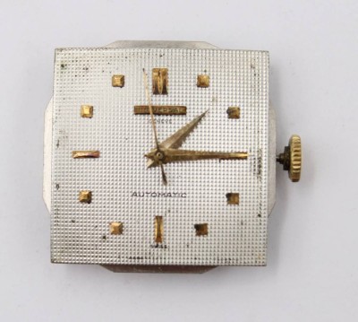 Auktion 363<br>Uhrwerk, Universal Genevé, Automatik, werk läuft, ca. 2,7 x 2,7cm [1]