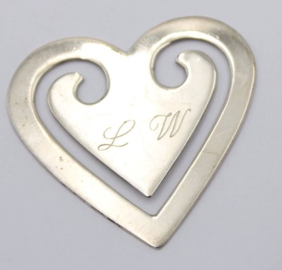Auktion 363<br>kl. Silber-925- Lesezeichen 