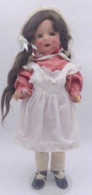 Auktion 363<br>Schoenau and Hoffmeister Porzellankopfpuppe Nr. 170, H-47 cm bespielt [1]