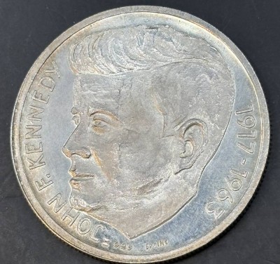 Auktion 363<br>Silbermedaille-925- Brüder John und Robert Kennedy, 14,9 gr [1]