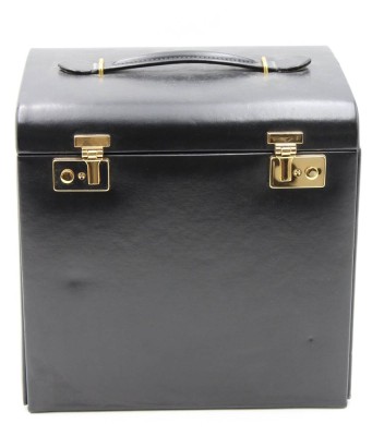 Auktion 363<br>gr. Schmuckkasten befüllt mit div. Modeschmuck, Kasten H-29cm B-28,5cm T-22cm, Kasten mit leichten Gebrauchsspuren (1x Kratzer seitl. ) [1]