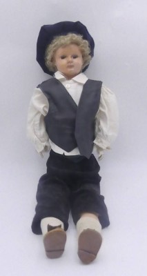 Auktion 363<br>Masseepuppe ohne Hersteller, H-50 cm, wohl eine Marriage [1]