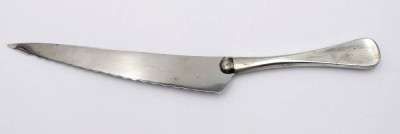Auktion 363<br>Brotmesser, Silbergriff, Dänemark 1957, ca. L-29,2cm [1]
