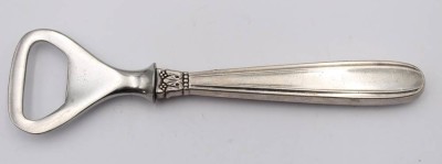 Auktion 363<br>Flaschenöffner, Silbergriff, Dänemark, 1939, L- 14,3cm [1]