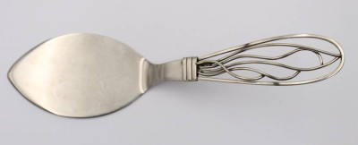 Auktion 363<br>Pastetenheber, Silbergriff, Dänemark , älter, L-19cm, 1x Lötstelle gelöst [1]