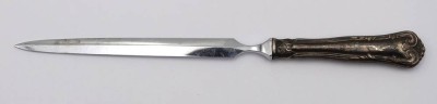 Auktion 363<br>Brieföffner, Silbergriff, COHR, Dänemark, L-17cm [1]