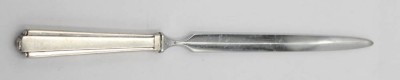 Auktion 363<br>Brieföffner, 830er Silbergriff, Gebrauchsspuren, L-16,2cm [1]