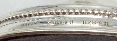 Auktion 363<br>Silber-Kerzemhalter-800- 
