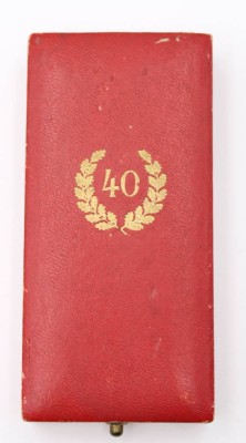 Auktion 363<br>Etui  Treue -Dienst 40 Jahre  . [1]