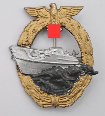 Auktion 363<br>Ein Schnellboot-Kriegsabzeichen der Kriegsmarine 2.WK, [1]
