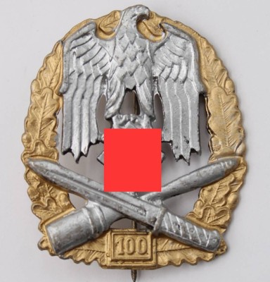 Auktion 363<br>Allgemeines Sturmabzeichen für 100 Einsätze , 2.WK [1]